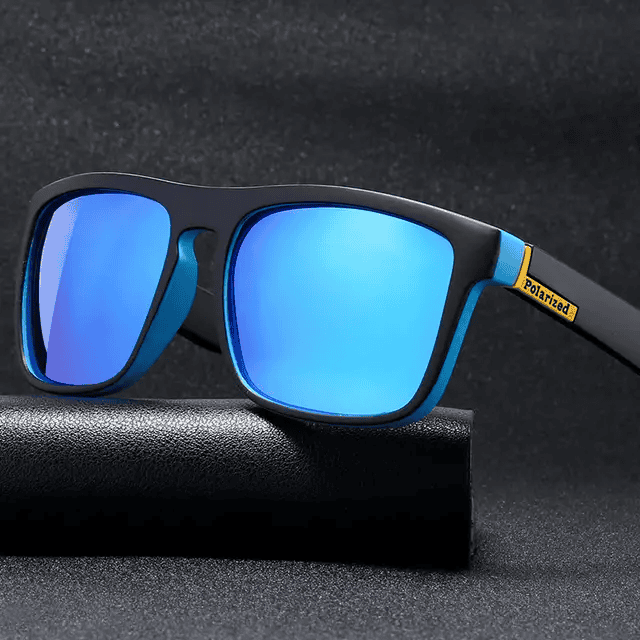 Anemone Square Premium Blue Mirror Polarized UV Protection Sunglasses