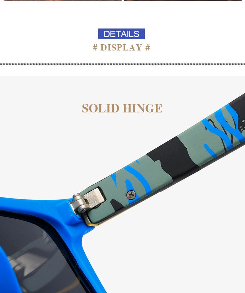 Anemone Square Premium Blue Mirror Polarized UV Protection Sunglasses