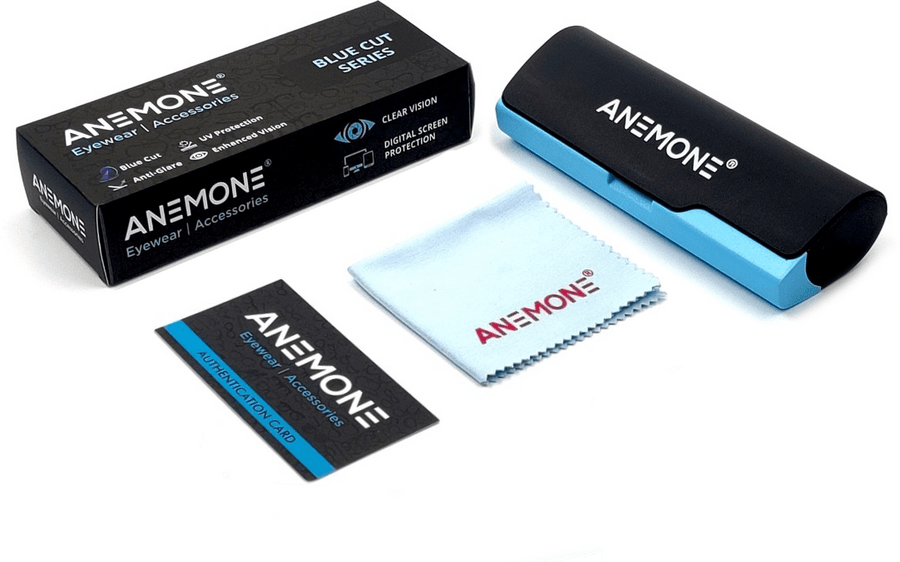Anemone Premium Square Blue Cut Computer Protection Eyeglasses (bst)